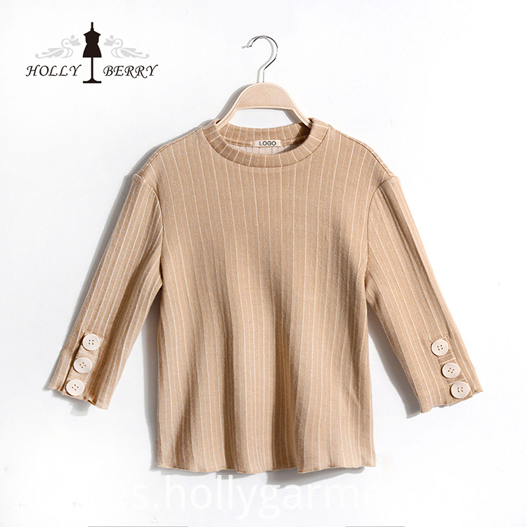 Blusa de rayas de algodón Cotton Stripe Blouse